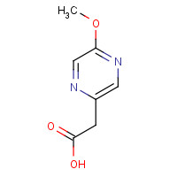 1196146-57-2 2-(5-methoxypyrazin-2-yl)acetic acid chemical structure
