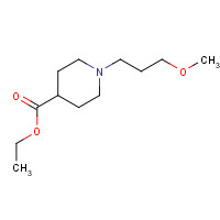 1249604-45-2 ethyl 1-(3-methoxypropyl)piperidine-4-carboxylate chemical structure