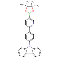 1365756-85-9 9-[4-[5-(4,4,5,5-tetramethyl-1,3,2-dioxaborolan-2-yl)pyridin-2-yl]phenyl]carbazole chemical structure