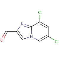 881841-40-3 6,8-dichloroimidazo[1,2-a]pyridine-2-carbaldehyde chemical structure