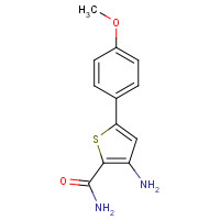 354812-16-1 3-amino-5-(4-methoxyphenyl)thiophene-2-carboxamide chemical structure