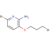 1303588-52-4 6-bromo-3-(3-bromopropoxy)pyridin-2-amine chemical structure