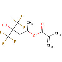 630414-85-6 [5,5,5-trifluoro-4-hydroxy-4-(trifluoromethyl)pentan-2-yl] 2-methylprop-2-enoate chemical structure