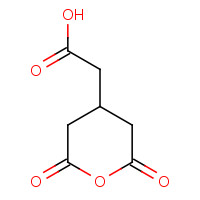 64198-85-2 2-(2,6-dioxooxan-4-yl)acetic acid chemical structure