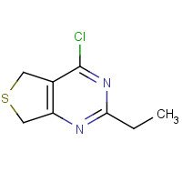 117299-73-7 4-chloro-2-ethyl-5,7-dihydrothieno[3,4-d]pyrimidine chemical structure