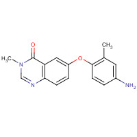 953414-13-6 6-(4-amino-2-methylphenoxy)-3-methylquinazolin-4-one chemical structure