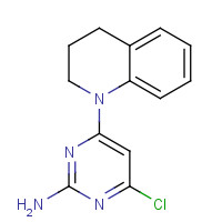 199865-28-6 4-chloro-6-(3,4-dihydro-2H-quinolin-1-yl)pyrimidin-2-amine chemical structure