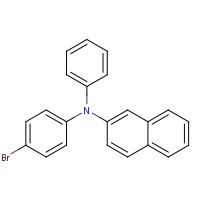 204065-88-3 N-(4-bromophenyl)-N-phenylnaphthalen-2-amine chemical structure