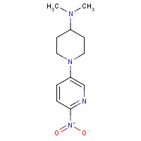 1002317-12-5 N,N-dimethyl-1-(6-nitropyridin-3-yl)piperidin-4-amine chemical structure