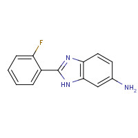 863771-16-8 2-(2-fluorophenyl)-3H-benzimidazol-5-amine chemical structure