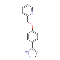 502654-20-8 2-[[4-(1H-pyrazol-5-yl)phenoxy]methyl]pyridine chemical structure