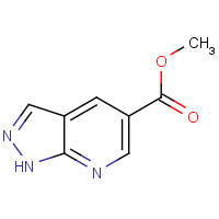 1196156-42-9 methyl 1H-pyrazolo[3,4-b]pyridine-5-carboxylate chemical structure