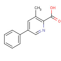 1256821-40-5 3-methyl-5-phenylpyridine-2-carboxylic acid chemical structure