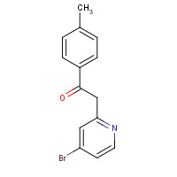 1278250-22-8 2-(4-bromopyridin-2-yl)-1-(4-methylphenyl)ethanone chemical structure