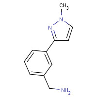910037-10-4 [3-(1-methylpyrazol-3-yl)phenyl]methanamine chemical structure