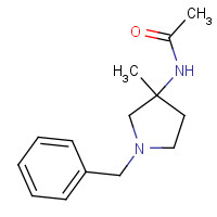96567-94-1 N-(1-benzyl-3-methylpyrrolidin-3-yl)acetamide chemical structure