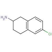 60480-00-4 6-chloro-1,2,3,4-tetrahydronaphthalen-2-amine chemical structure