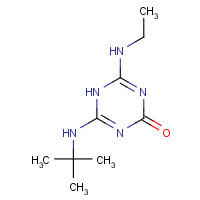 66753-07-9 2-(tert-butylamino)-6-(ethylamino)-1H-1,3,5-triazin-4-one chemical structure