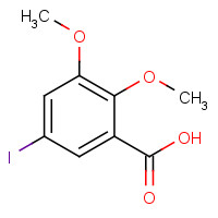 134419-42-4 5-iodo-2,3-dimethoxybenzoic acid chemical structure