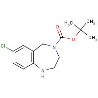 886364-33-6 tert-butyl 7-chloro-1,2,3,5-tetrahydro-1,4-benzodiazepine-4-carboxylate chemical structure