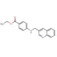 25927-76-8 ethyl 4-(quinolin-3-ylmethylamino)benzoate chemical structure