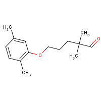 39938-97-1 5-(2,5-dimethylphenoxy)-2,2-dimethylpentanal chemical structure