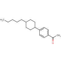66227-32-5 1-[4-(4-pentylcyclohexyl)phenyl]ethanone chemical structure