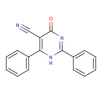737-54-2 4-oxo-2,6-diphenyl-1H-pyrimidine-5-carbonitrile chemical structure