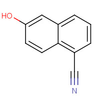 130200-57-6 6-hydroxynaphthalene-1-carbonitrile chemical structure