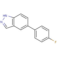 885272-86-6 5-(4-fluorophenyl)-1H-indazole chemical structure
