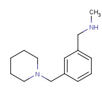 868755-58-2 N-methyl-1-[3-(piperidin-1-ylmethyl)phenyl]methanamine chemical structure
