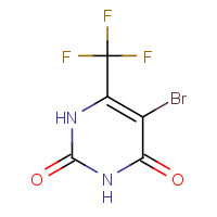 26676-21-1 5-bromo-6-(trifluoromethyl)-1H-pyrimidine-2,4-dione chemical structure