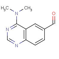 648449-09-6 4-(dimethylamino)quinazoline-6-carbaldehyde chemical structure