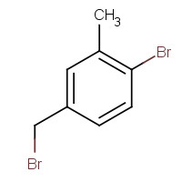 27561-51-9 1-bromo-4-(bromomethyl)-2-methylbenzene chemical structure