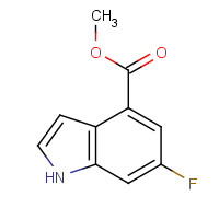 1082040-43-4 methyl 6-fluoro-1H-indole-4-carboxylate chemical structure