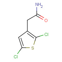 34967-62-9 2-(2,5-dichlorothiophen-3-yl)acetamide chemical structure