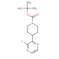 1104083-04-6 tert-butyl 4-(3-fluoropyrazin-2-yl)piperidine-1-carboxylate chemical structure
