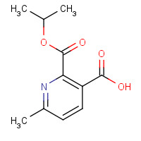 679797-82-1 6-methyl-2-propan-2-yloxycarbonylpyridine-3-carboxylic acid chemical structure