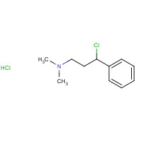 1011-59-2 3-chloro-N,N-dimethyl-3-phenylpropan-1-amine;hydrochloride chemical structure
