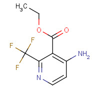 870101-37-4 ethyl 4-amino-2-(trifluoromethyl)pyridine-3-carboxylate chemical structure