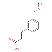1234313-10-0 3-[3-(methoxymethyl)phenyl]propanoic acid chemical structure