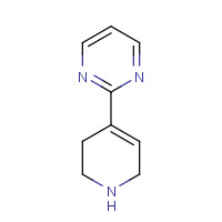 182416-04-2 2-(1,2,3,6-tetrahydropyridin-4-yl)pyrimidine chemical structure