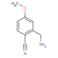 342816-22-2 2-(aminomethyl)-4-methoxybenzonitrile chemical structure