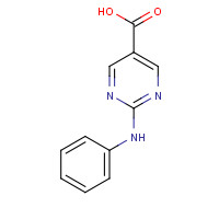 450368-25-9 2-anilinopyrimidine-5-carboxylic acid chemical structure
