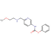 1419604-27-5 phenyl N-[6-[(2-methoxyethylamino)methyl]pyridin-3-yl]carbamate chemical structure