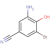 862730-24-3 3-amino-5-bromo-4-hydroxybenzonitrile chemical structure