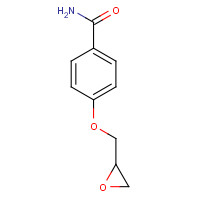 28763-58-8 4-(oxiran-2-ylmethoxy)benzamide chemical structure