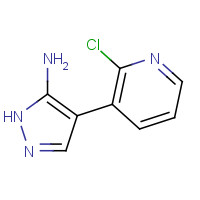 945599-36-0 4-(2-chloropyridin-3-yl)-1H-pyrazol-5-amine chemical structure