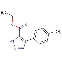 187159-25-7 ethyl 4-(4-methylphenyl)-1H-pyrazole-5-carboxylate chemical structure