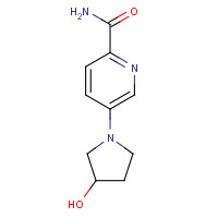 1429414-84-5 5-(3-hydroxypyrrolidin-1-yl)pyridine-2-carboxamide chemical structure